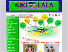 Tablet Screenshot of kikilala.co.za